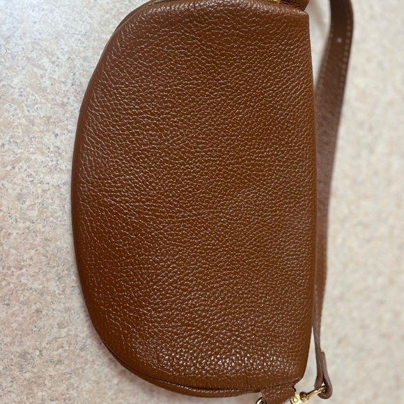 Genuine NWOT Brown Pebbled Leather Crossbody/Waist Bag - Picture 8 of 10
